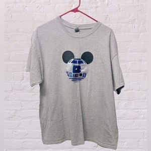 Star Wars Disney R2D2 Mickey Head Shirt sz XL